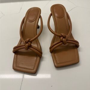 Marc Fisher Berlin Slide Brown Heel- Size 7.5